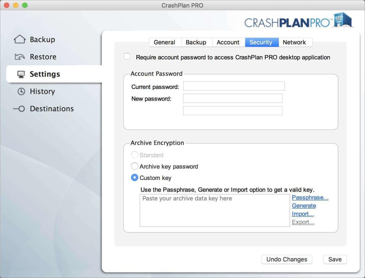 Crashplan generate key outside crashplan app download